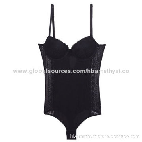Lace mesh body-string